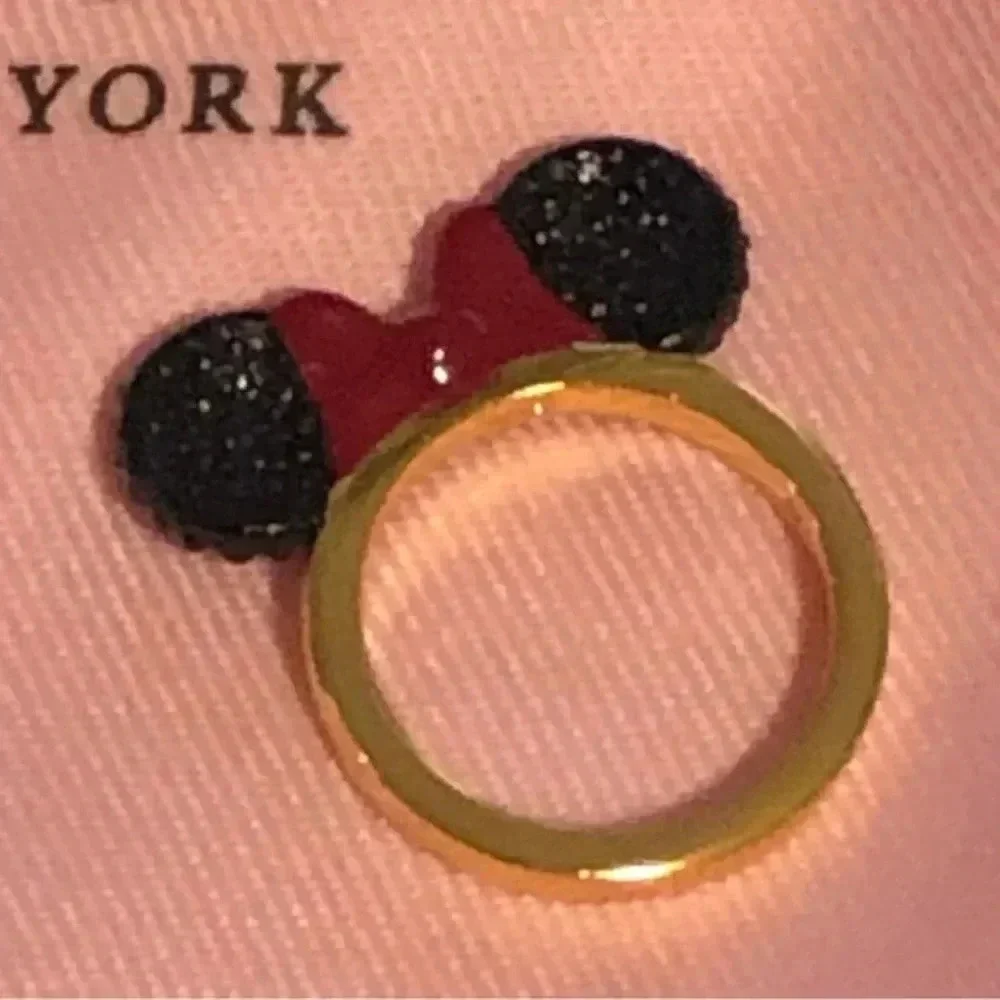 Minnie Mouse Disney x Kate Spade New York Ring NWT